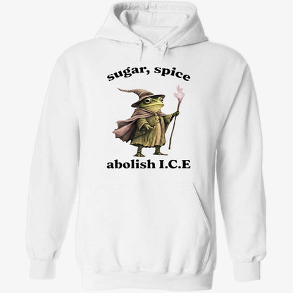 Wizard Frog Sugar Spice Abolish ICE 2026 Shirt