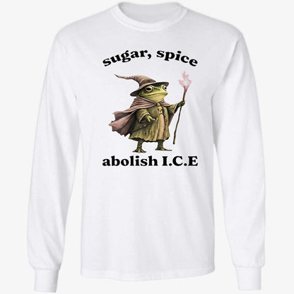 Wizard Frog Sugar Spice Abolish ICE 2026 Shirt