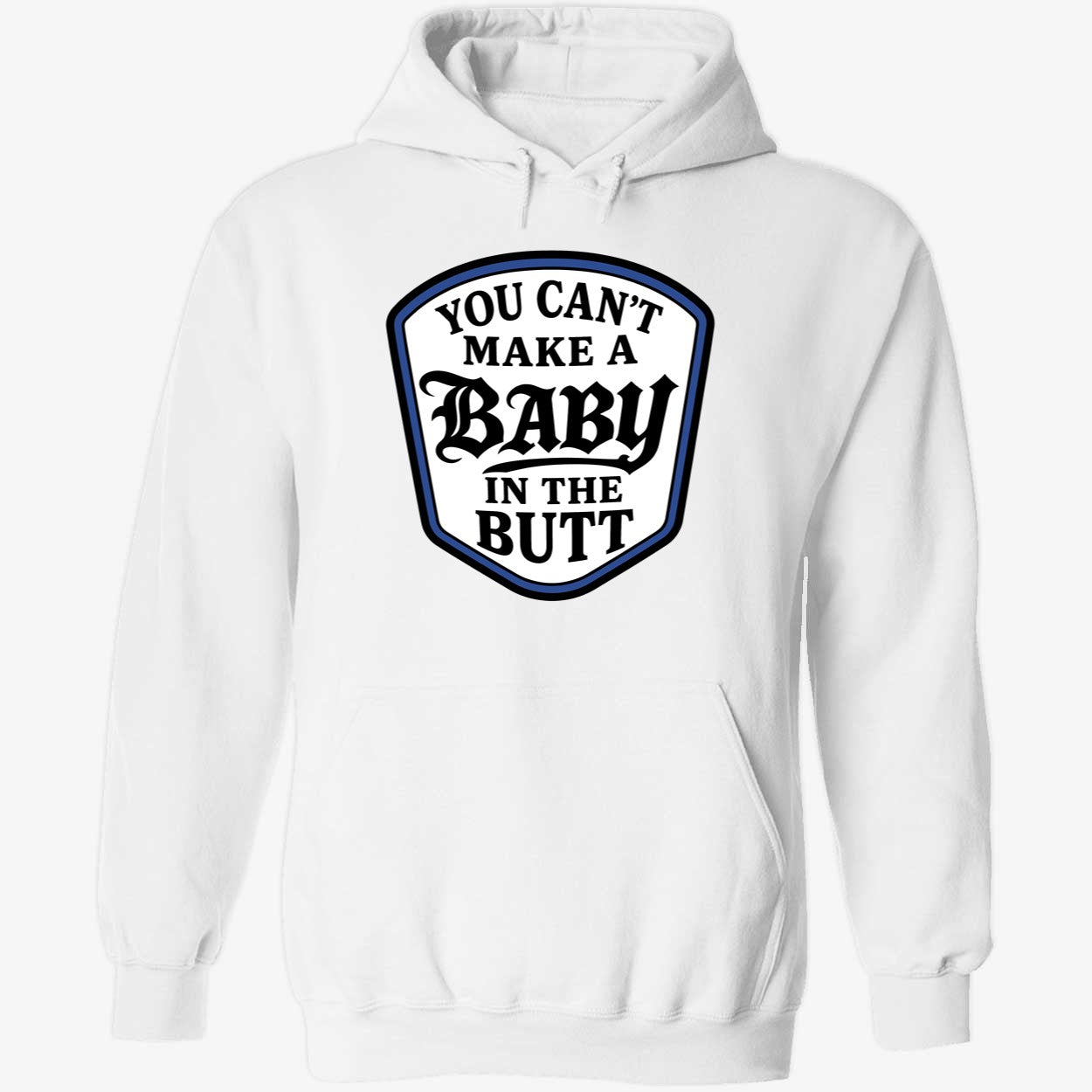 You Can't Make A Baby In The Butt Hoodie