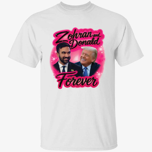 Zohran And Donald Forever Airbrush T-Shirt