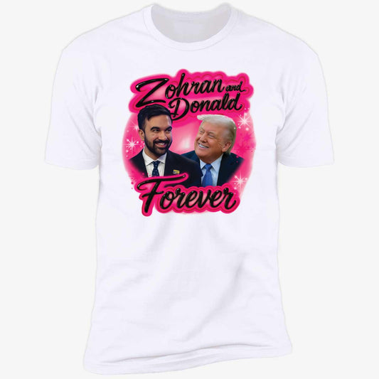 Zohran And Donald Forever Airbrush Premium SS T-Shirt