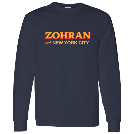 Zohran For New Your City Long Sleeve Shirt