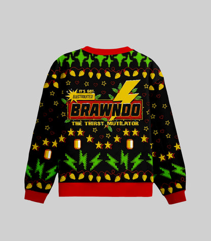 Brawndo The Thirst Mutilator Ugly Christmas Sweater