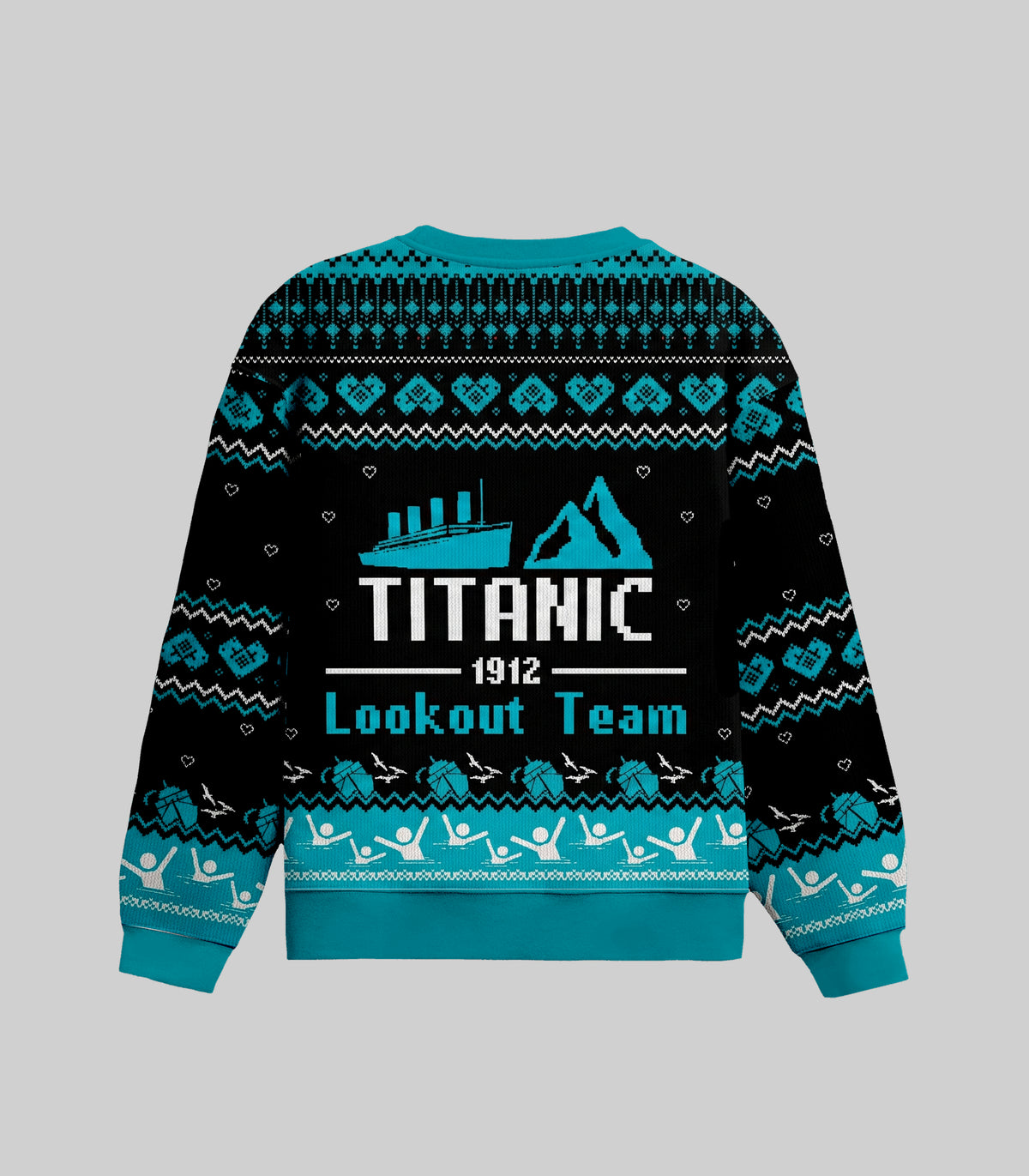 Titanic 1912 Look Out Team Ugly Christmas Sweater