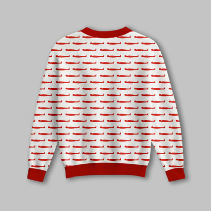 Saddam Hiding Spot Knitted Cardigan Shirt