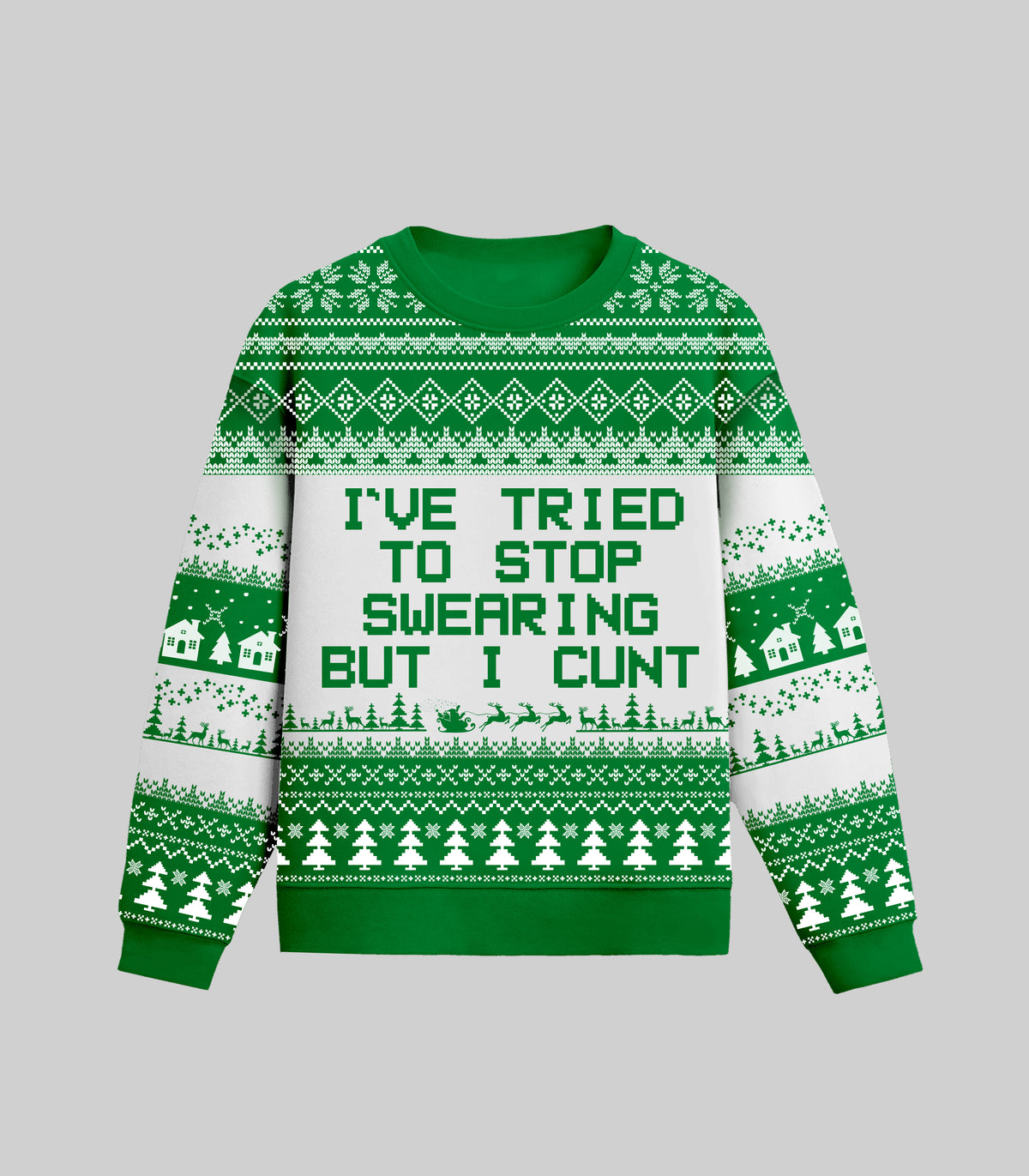 I've Tried To Stop Swearing Ugly Christmas Sweater