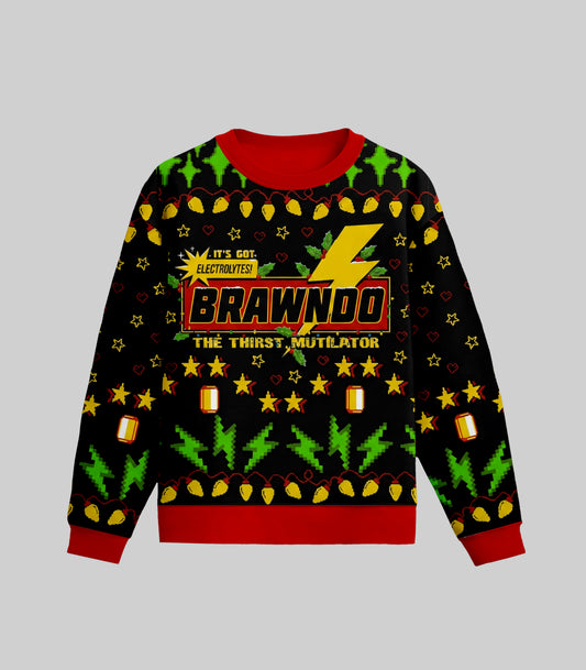 Brawndo The Thirst Mutilator Ugly Christmas Sweater