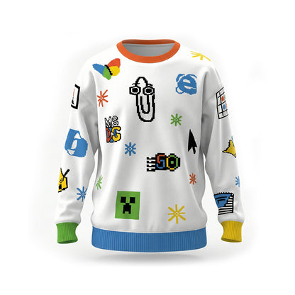 Laurie Wired Microsoft Artifact Ugly Sweater