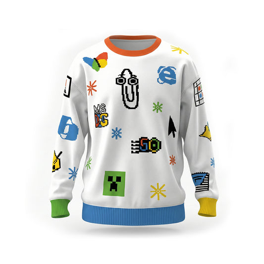 Laurie Wired Microsoft Artifact Ugly Sweater