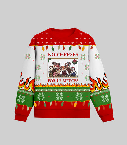 No Cheeses For Us Meece Ugly Christmas Sweater