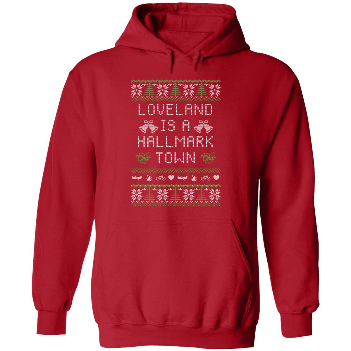 Loveland Is A Hallmark Town Christmas Hoodie