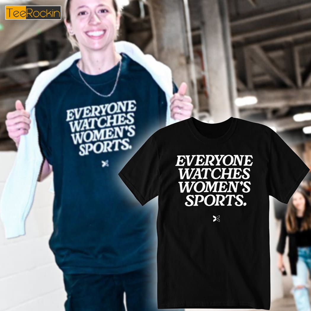 Dawn Staley Wearing Everyone Watches Women's Sports Shirt